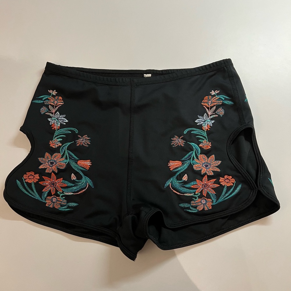 Black spandex shorts